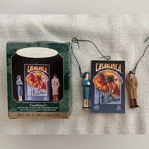 Vintage 1997 Hallmark Keepsake Ornament - Casablanca - Set of 3 Ornaments